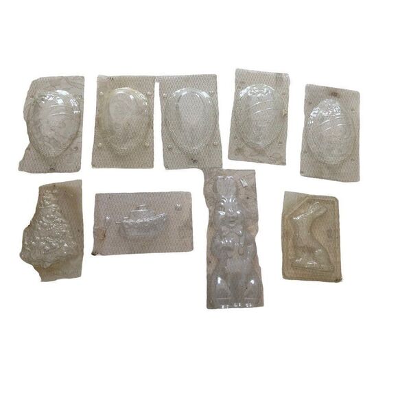 Lot of 62 Vintage Plastic Molds Candy Chocolate Making - Picture 6 of 7